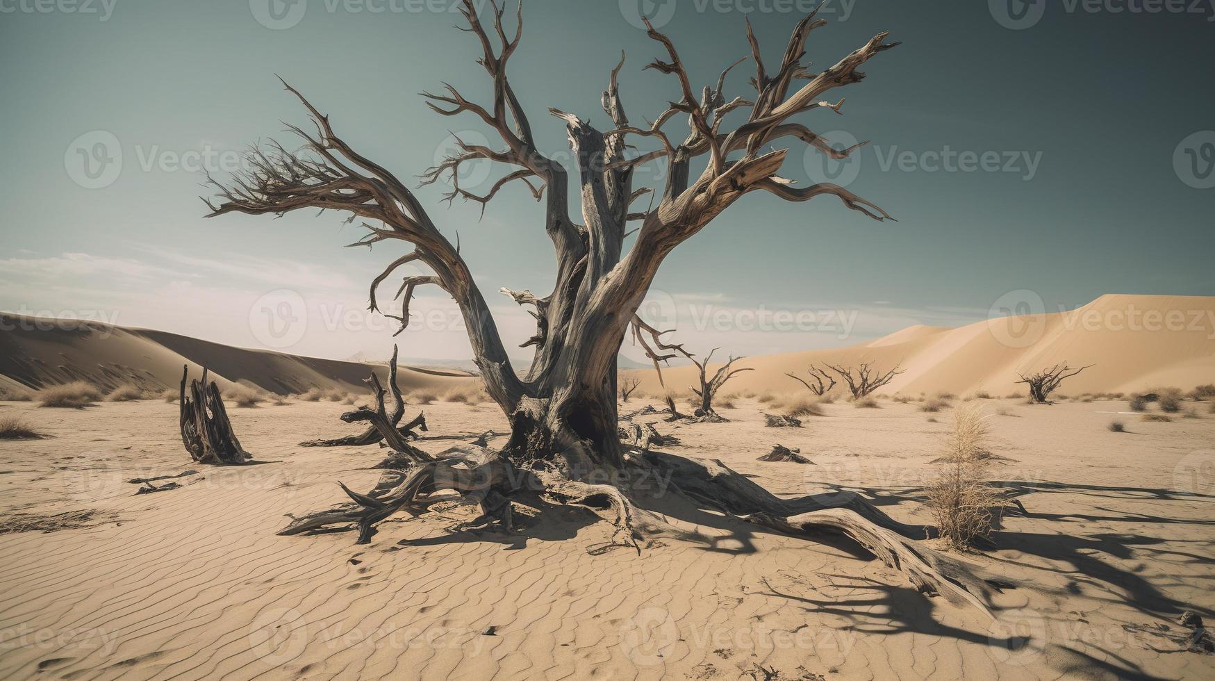 dood bomen in de namib woestijn, Namibië, Afrika foto