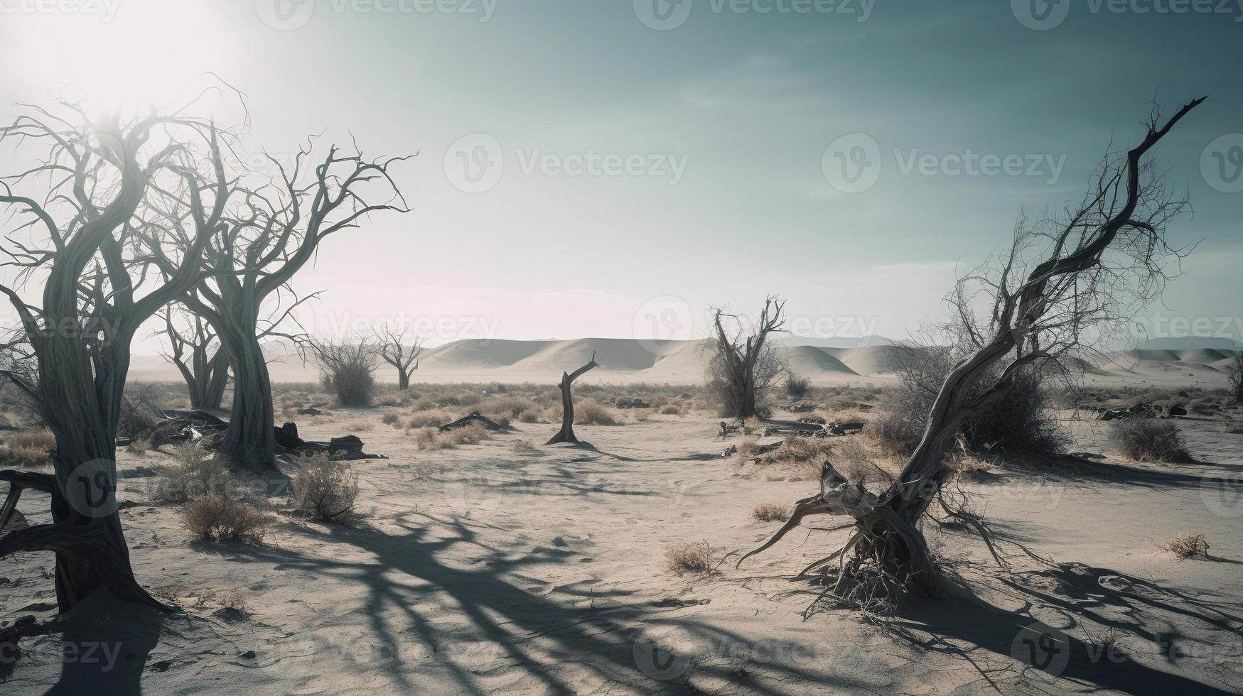 dood bomen in de namib woestijn, Namibië, Afrika foto