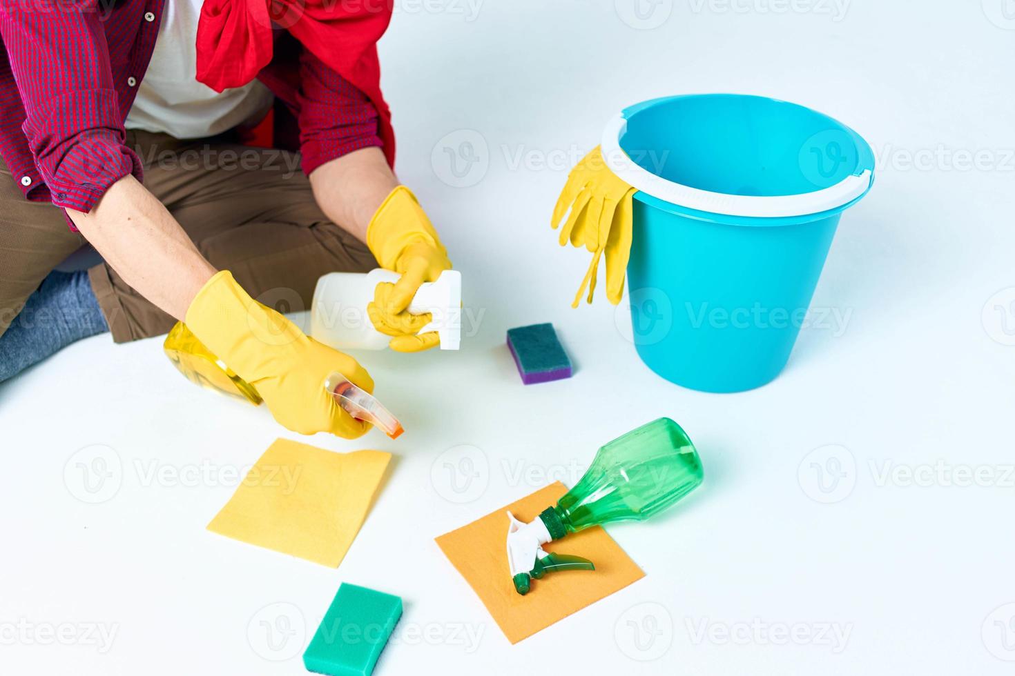 huishouden benodigdheden levensstijl kamer interieur professioneel schoonmaak foto