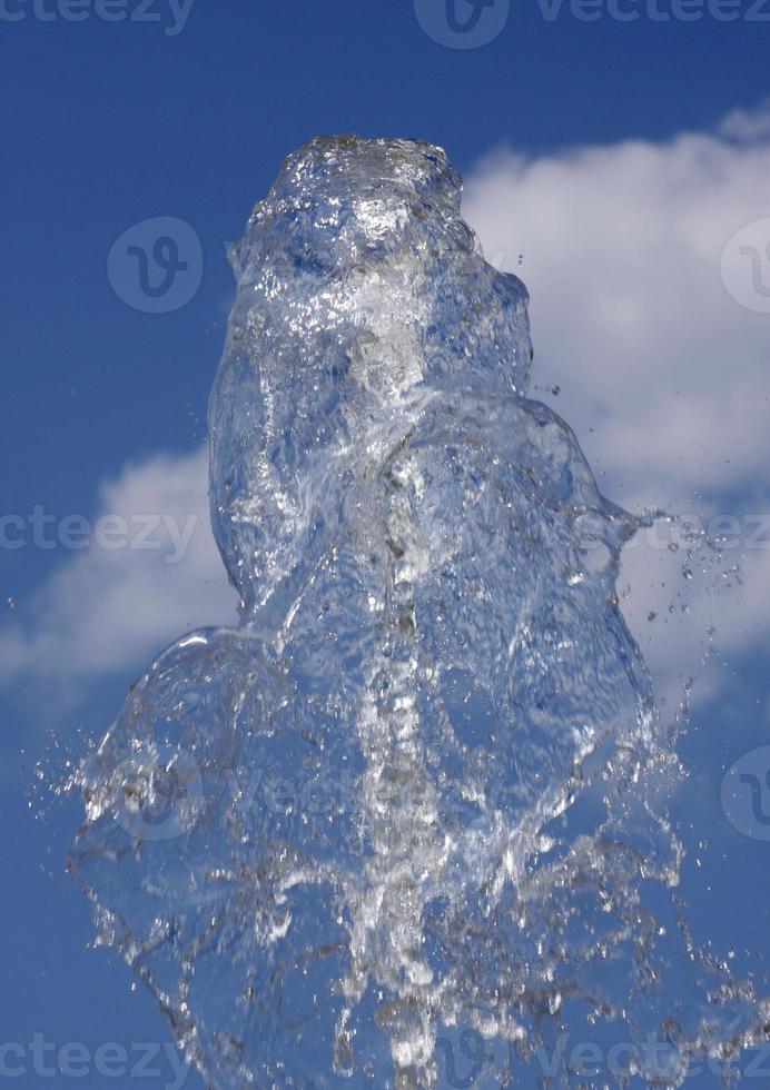 spatten van water over- lucht foto