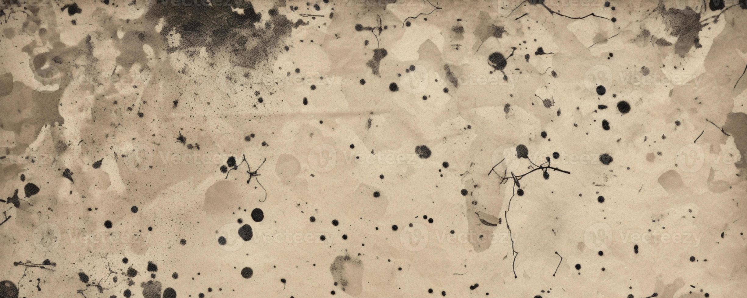 oud papier textuur, elegant zwart en wit wijnoogst papier achtergrond met kopiëren ruimte foto