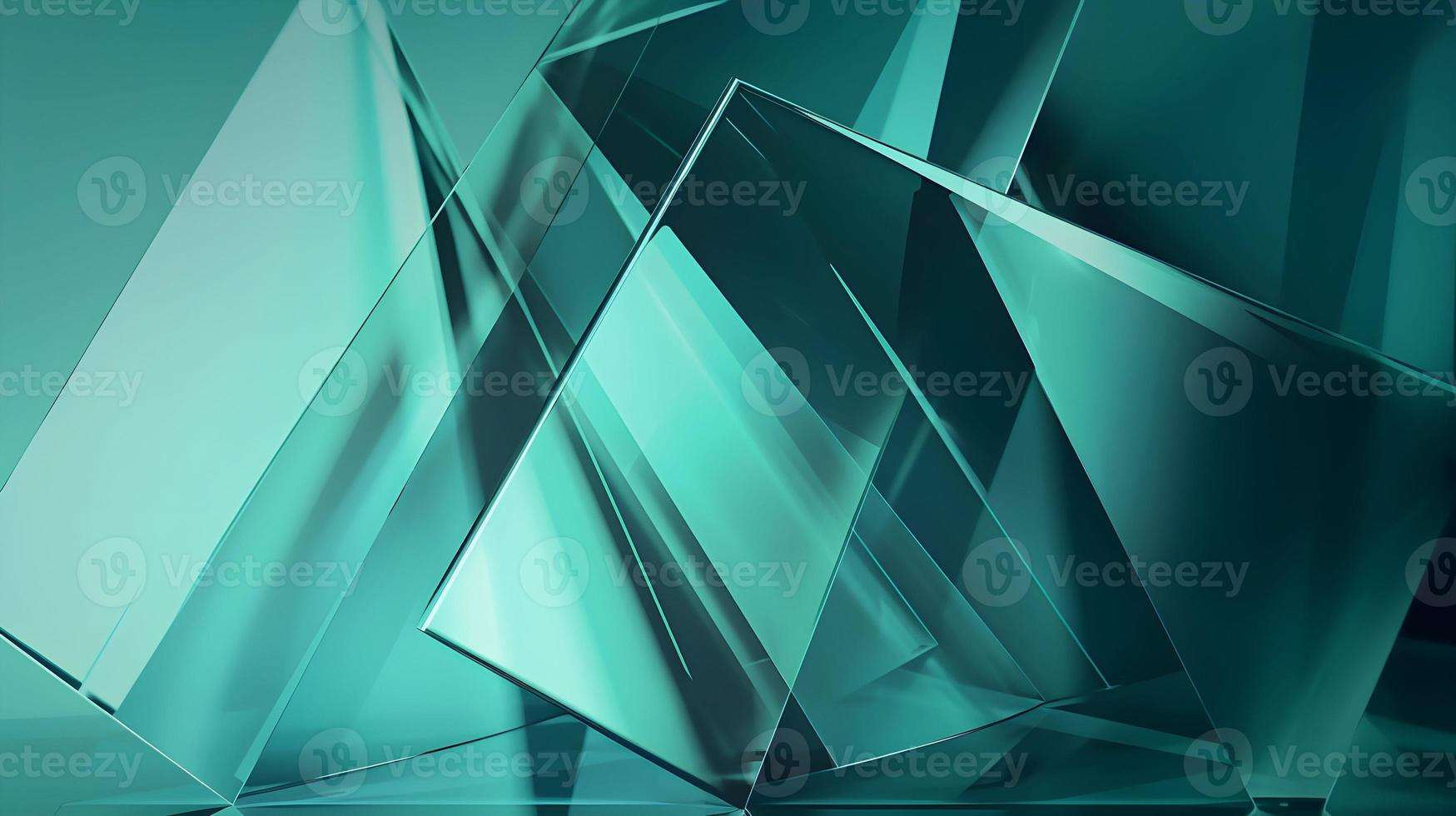 3d geven van taling abstract etherisch glas scherven achtergrond foto