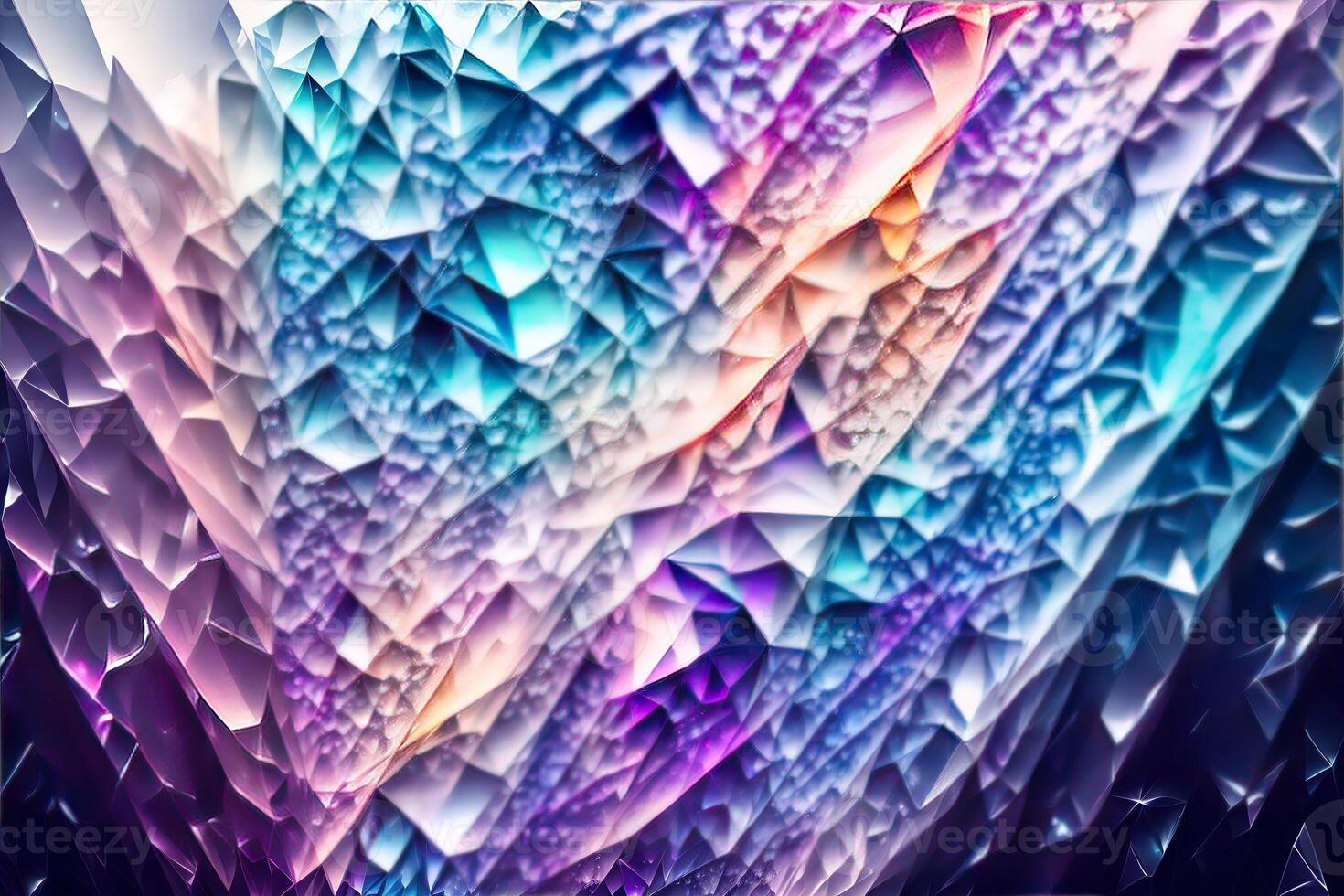 kristal abstract achtergrond door ai gegenereerd foto