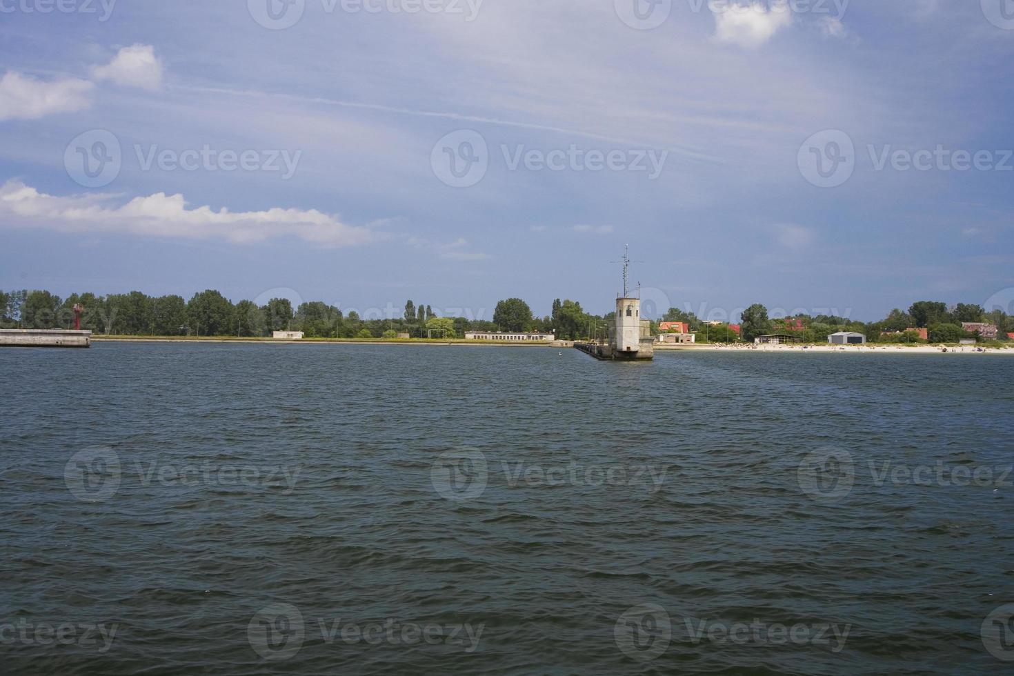 visie van hel van de baai van puck in Polen Aan advertentie ay foto