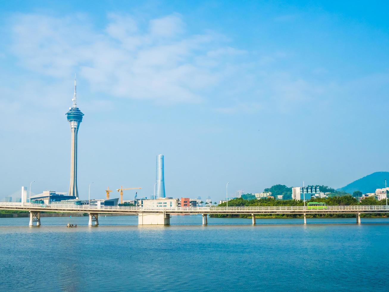 Macau-toren in Macao, China foto