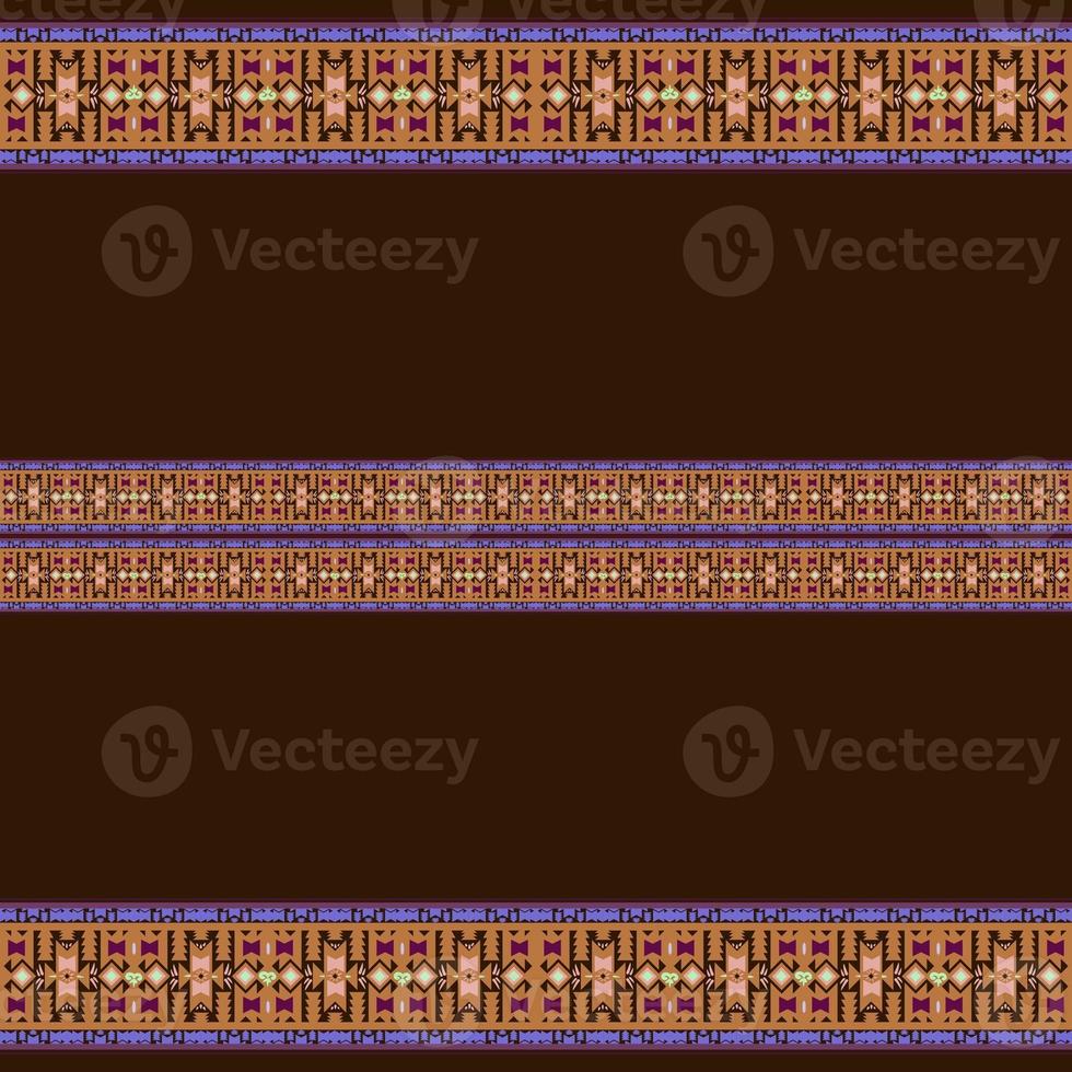 ikat meetkundig folklore ornament. tribal etnisch textuur. naadloos gestreept patroon in aztec stijl. figuur tribal borduurwerk. Indisch, scandinavisch, zigeuner ja, Mexicaans, volk patroon.ikat naadloos patroon. foto