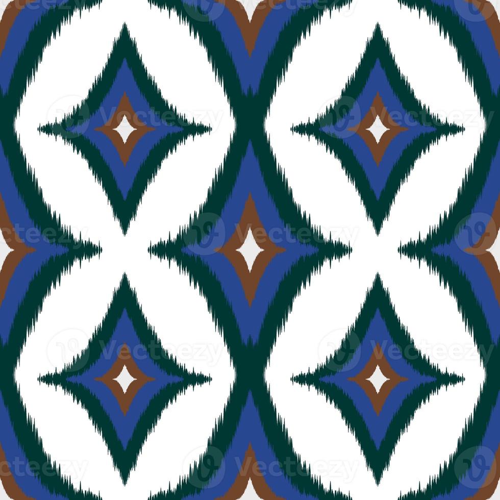 ikat meetkundig folklore ornament, tribal etnisch textuur. naadloos gestreept patroon in aztec stijl, figuur tribal borduurwerk, scandinavisch, ikat patroon foto