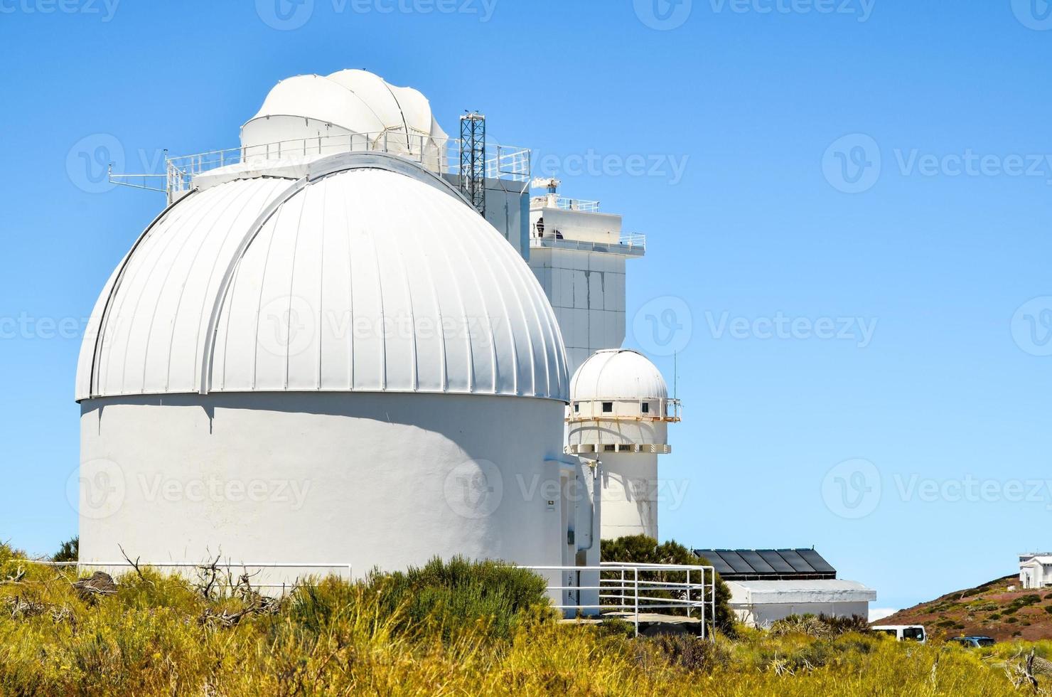 telescopen van de teide sterrenkundig observatorium, Tenerife 2022 foto