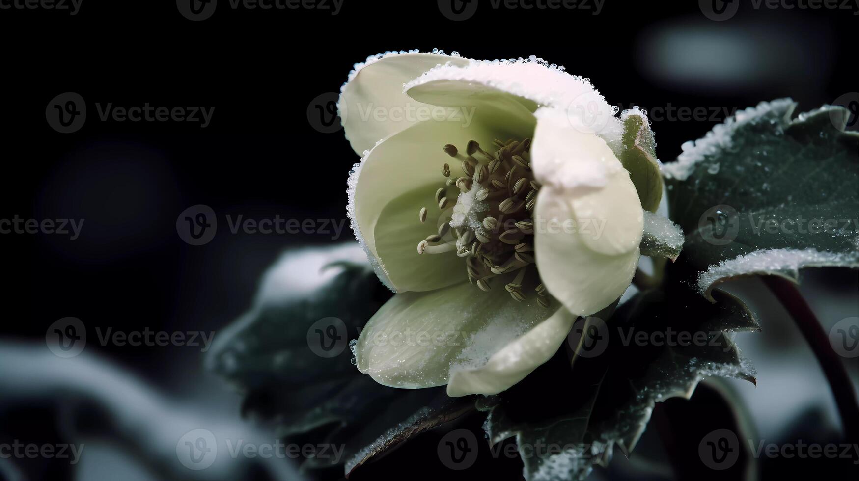 mooi botanisch bloem elegantie humeur of emotie generatief ai foto