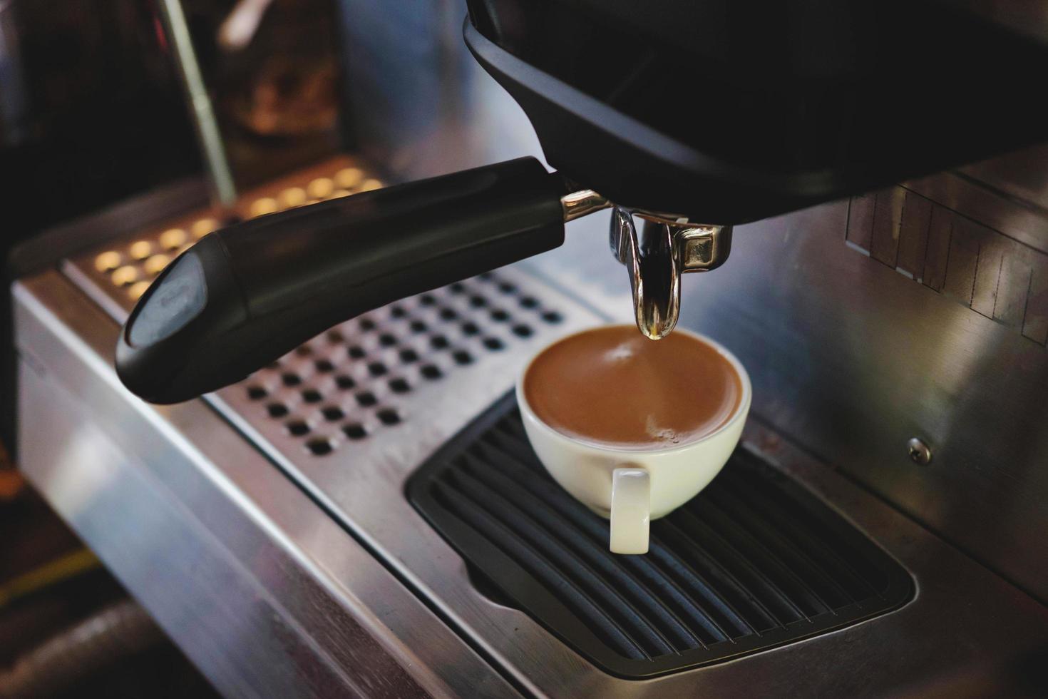 espresso machine close-up foto