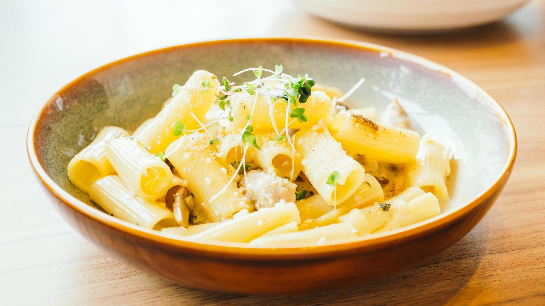 pasta met champignons foto