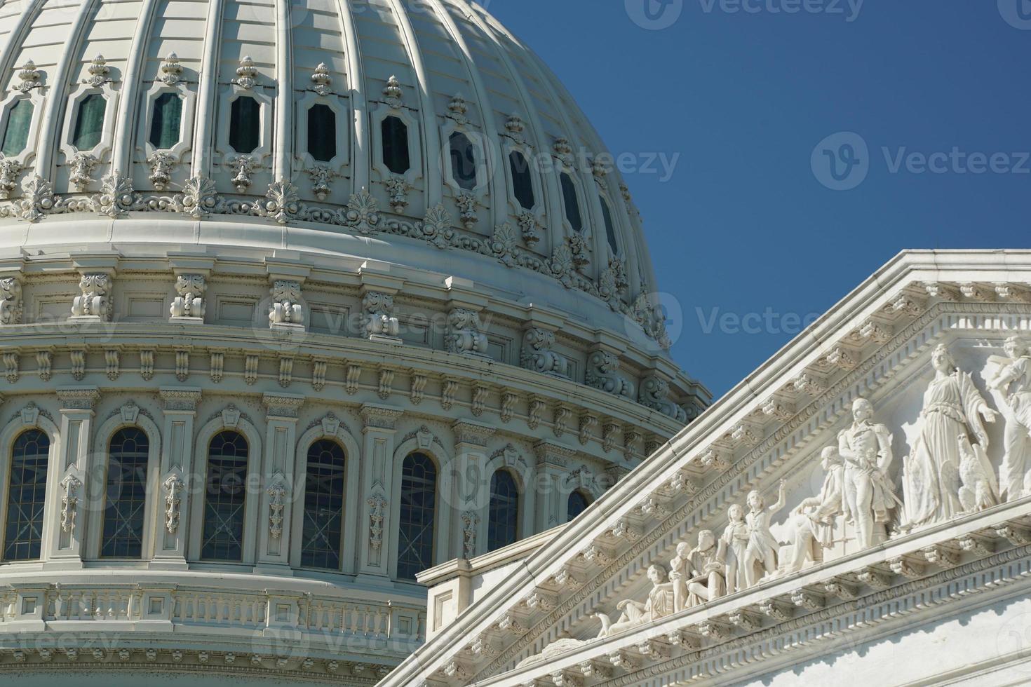 Washington dc Capitol detail foto