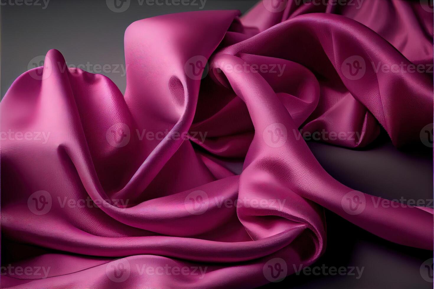 generatief ai illustratie van zacht magenta, roze kleding stof foto