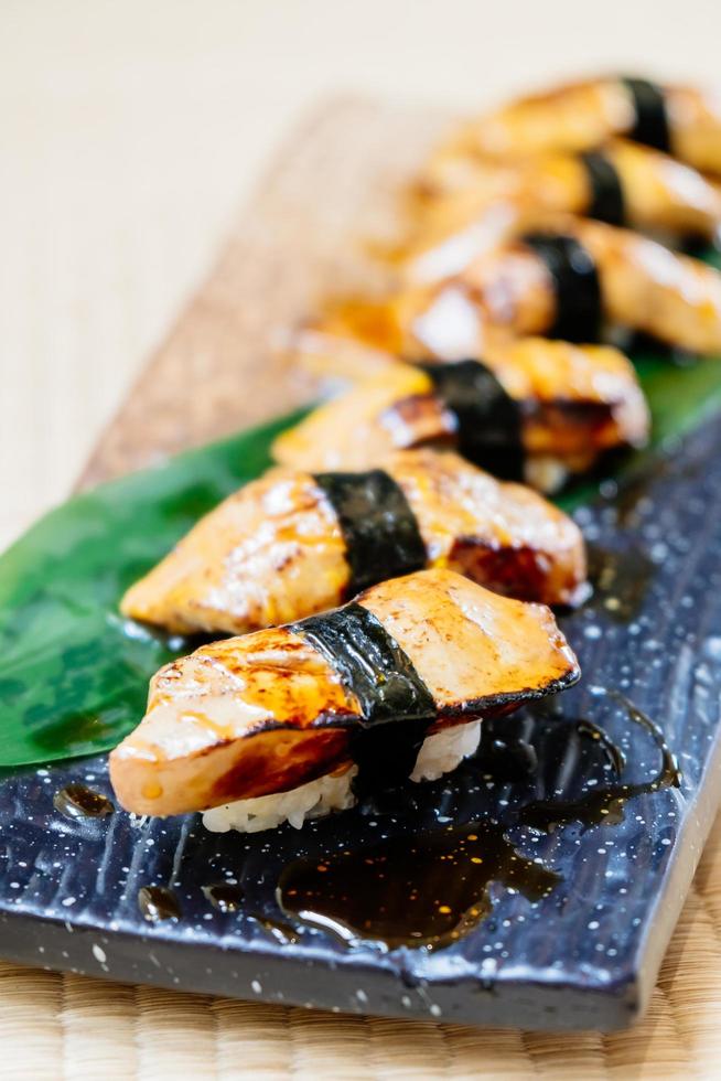 ganzenlever sushi set foto
