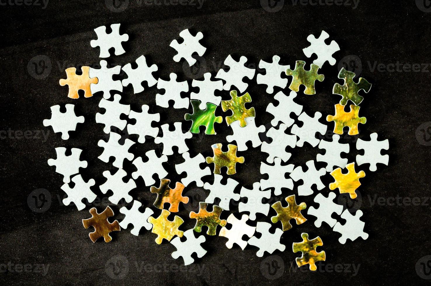 klein puzzel stukken foto