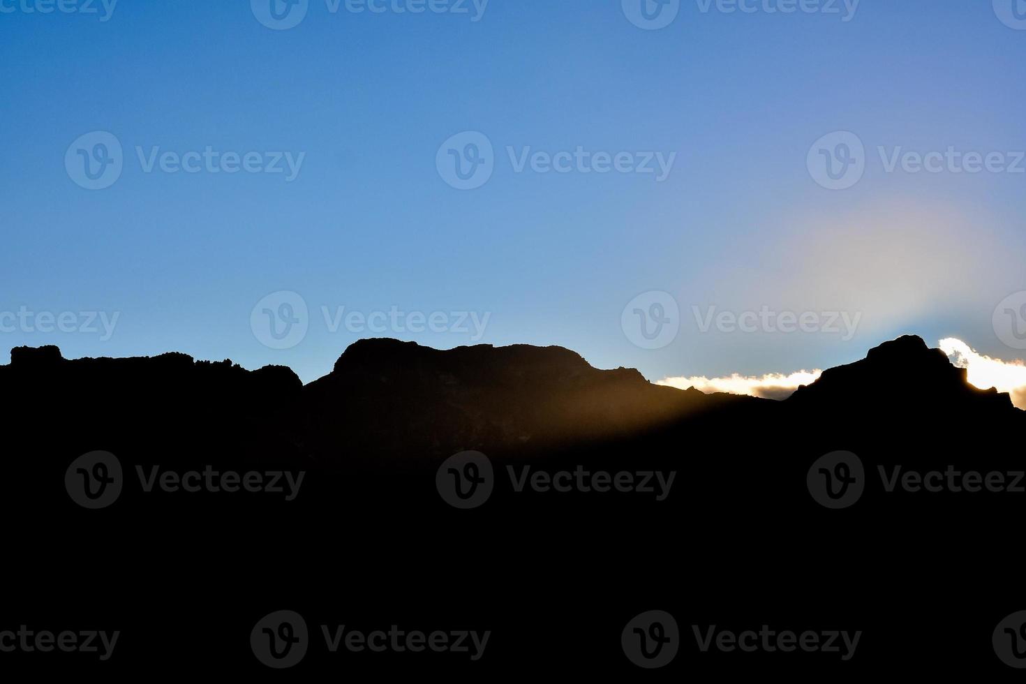 schilderachtige berglandschap foto