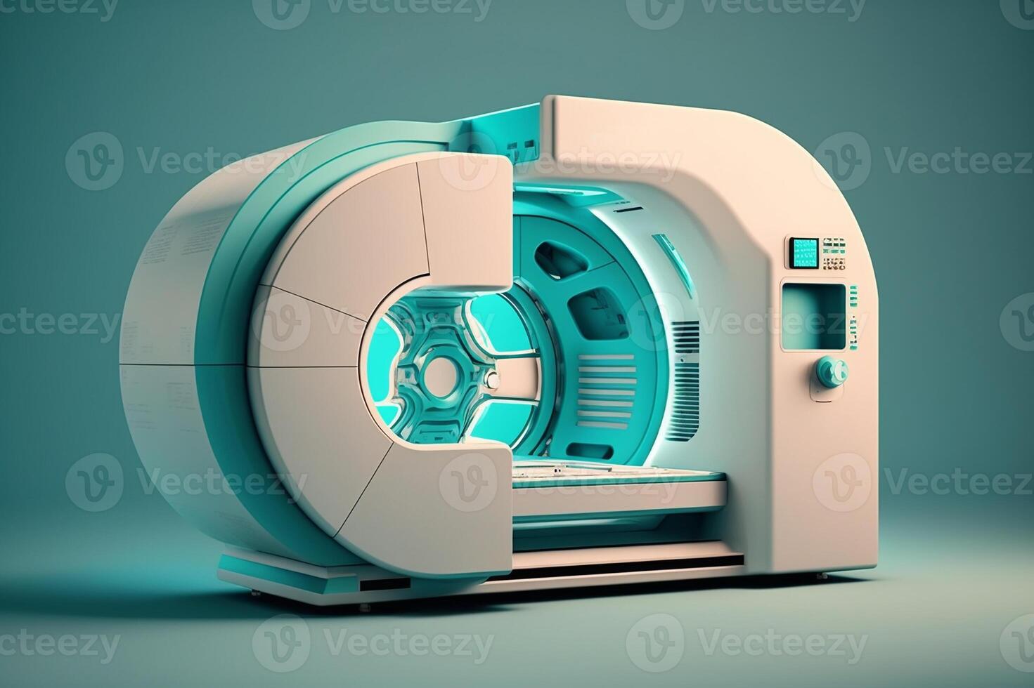 computer tomografie, medisch uitrusting in de kliniek. foto