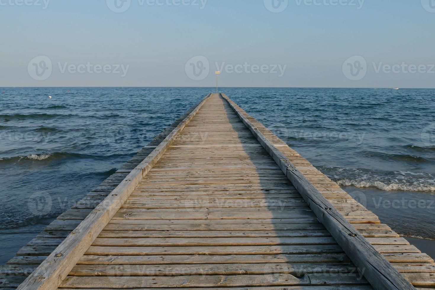 pier in lido di Jesolo foto