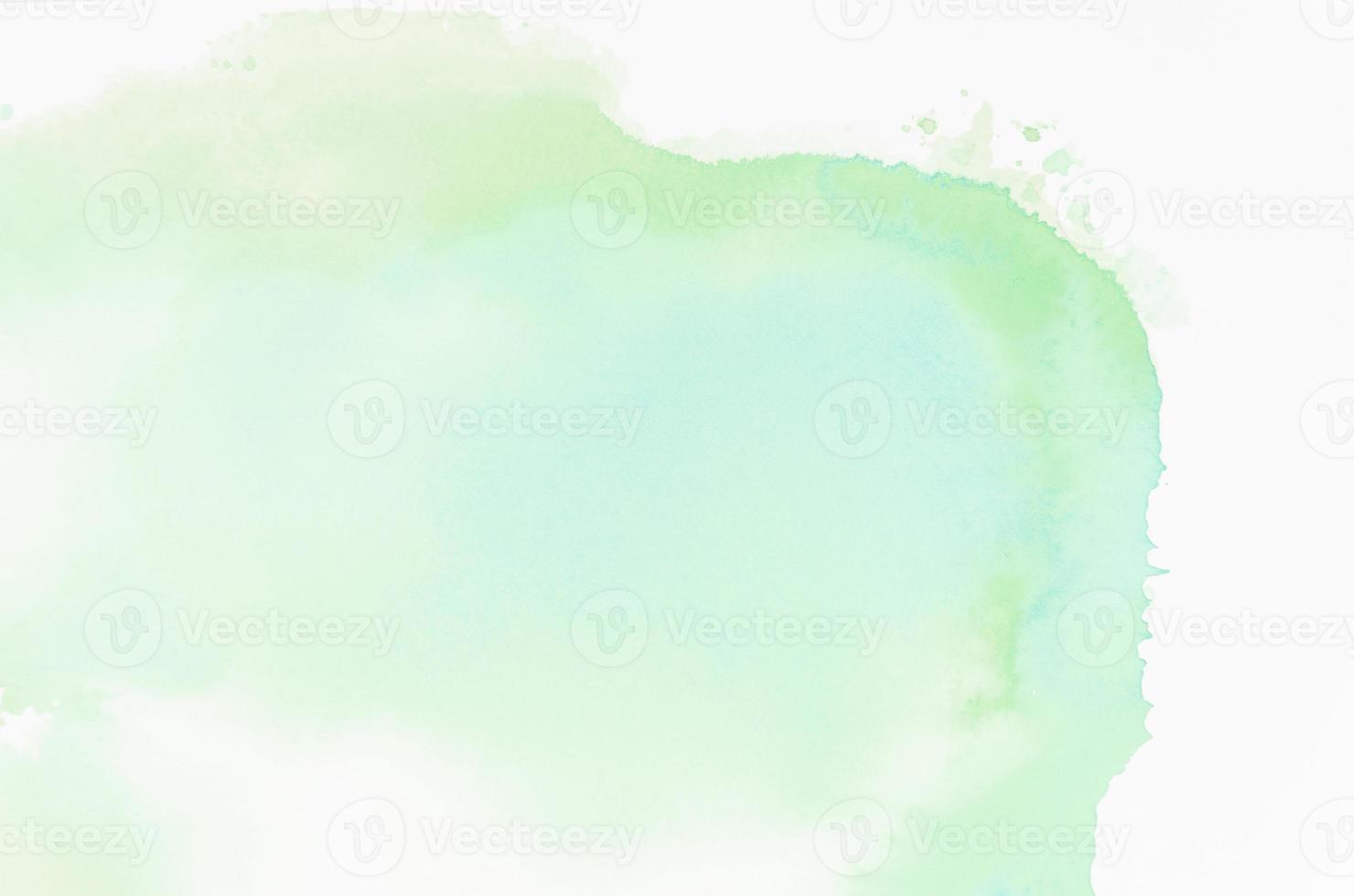 groene abstracte aquarel textuur achtergrond foto
