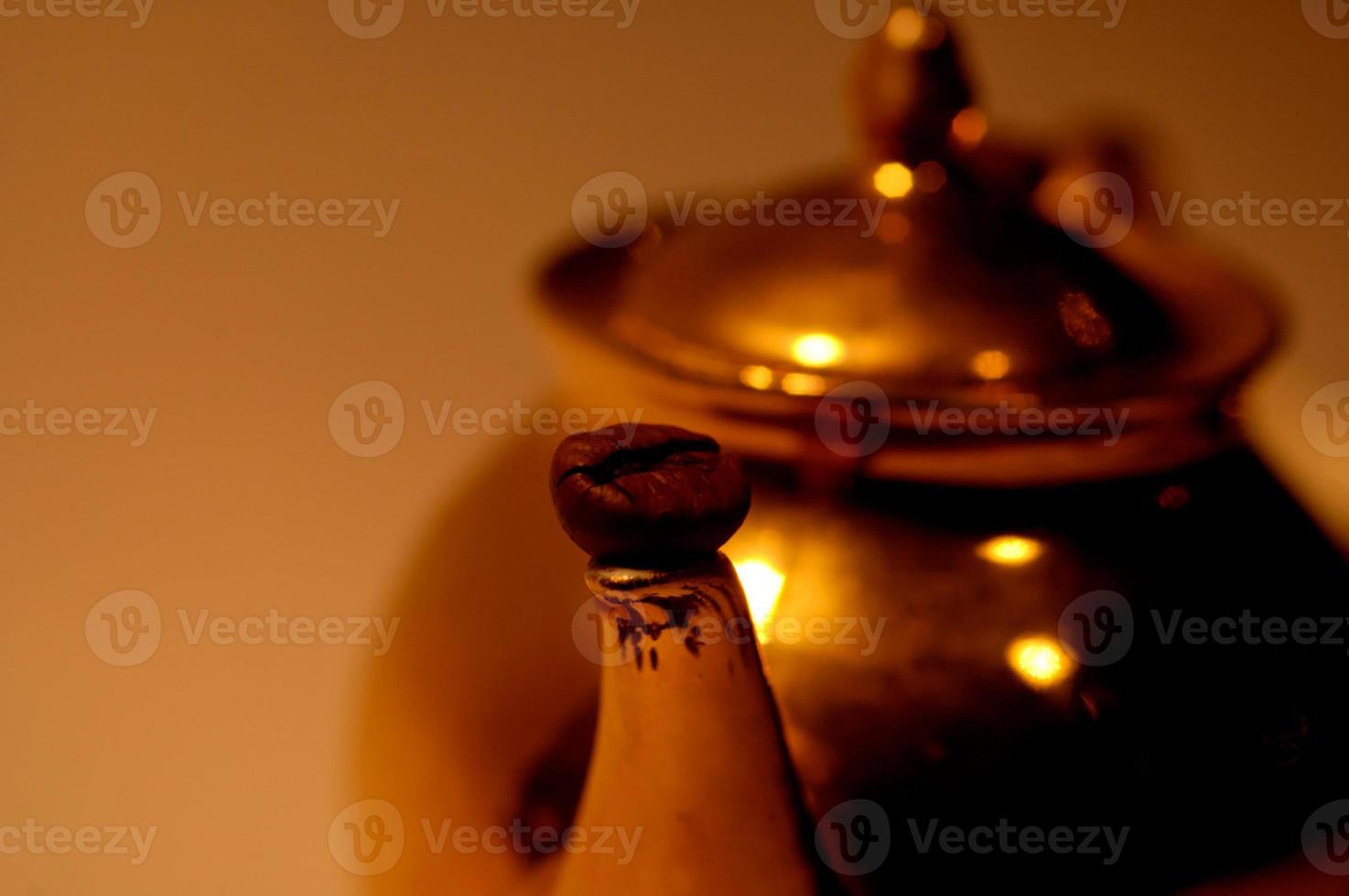 koffie en gouden koffie onderhoud foto