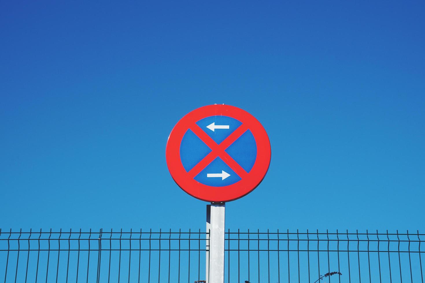 geen parkeerzone verkeerslicht foto