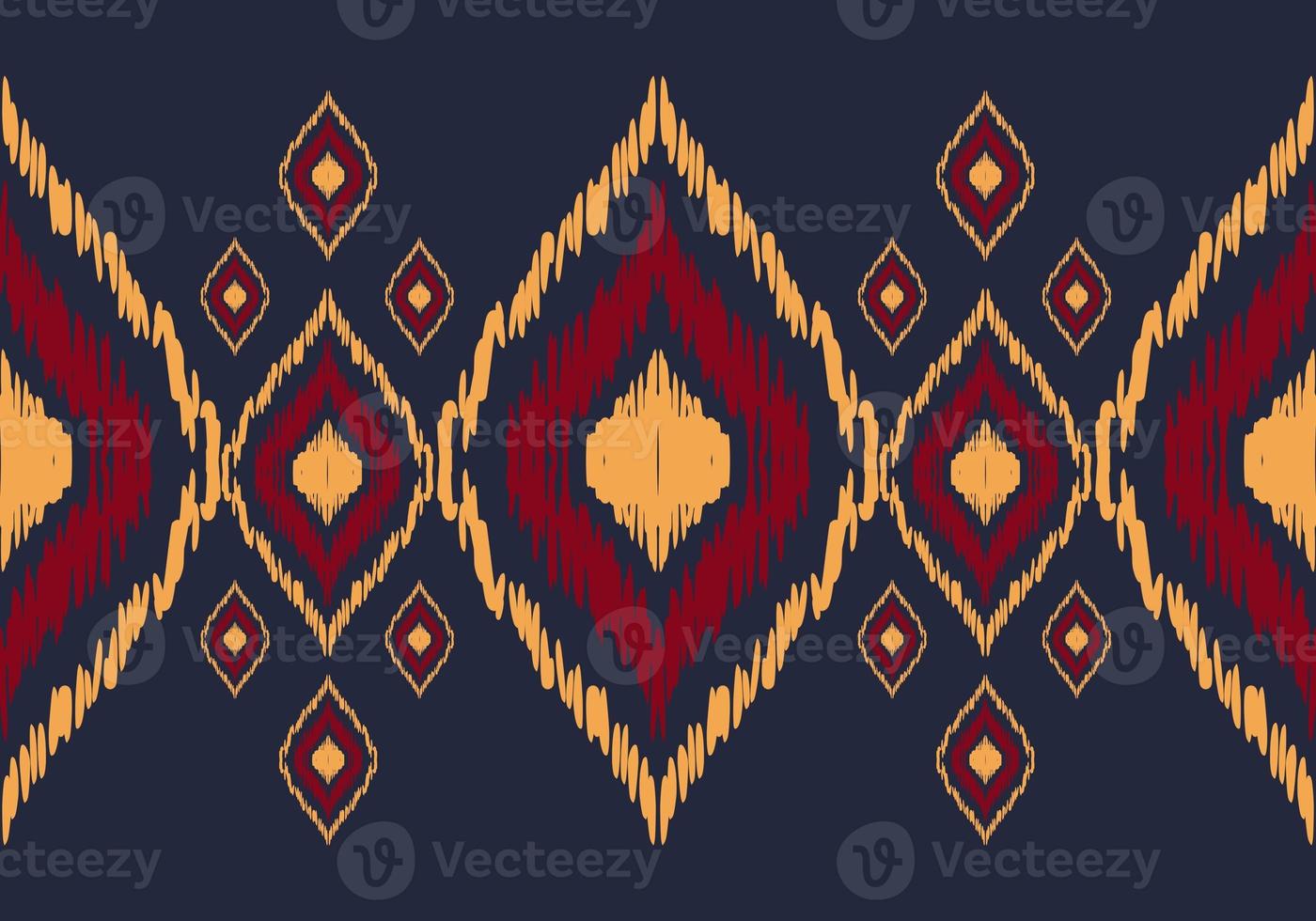 ikat patroon etnisch meetkundig inheems tribal boho motief aztec textiel kleding stof tapijt mandala's Afrikaanse Amerikaans achtergrond backdrop illustraties tegel papier bloem structuur kleding stof keramisch behang foto