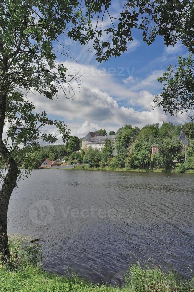 dorp van belegeren harz, harz bergen, saksen-anhalt, duitsland foto