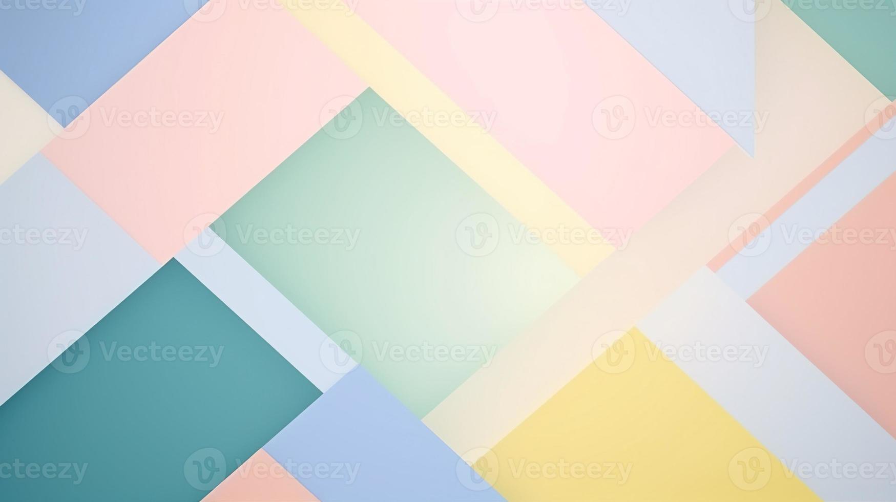 abstract meetkundig achtergrond. minimalistisch ontwerp. pastel kleuren. foto