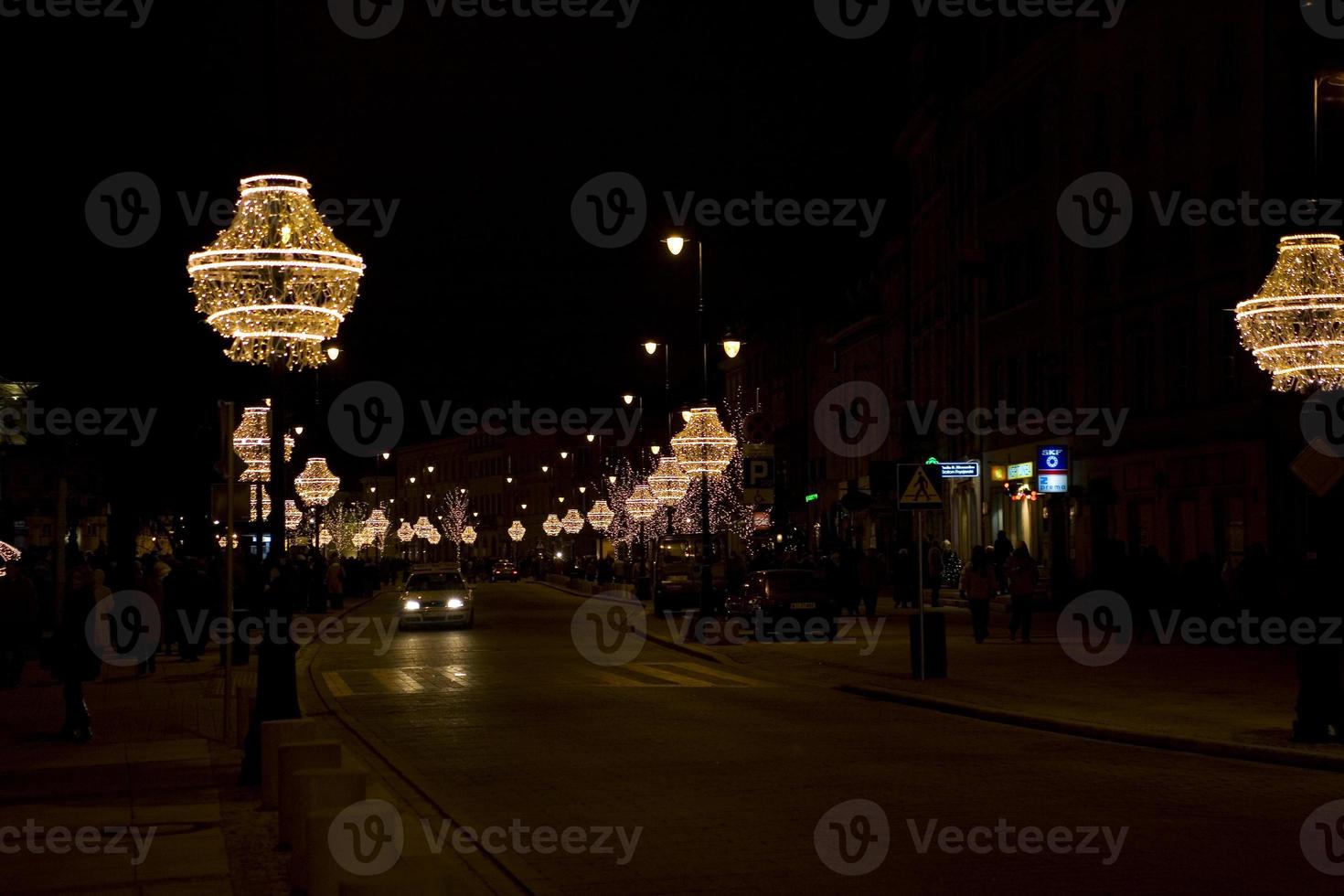 Warschau door nacht foto