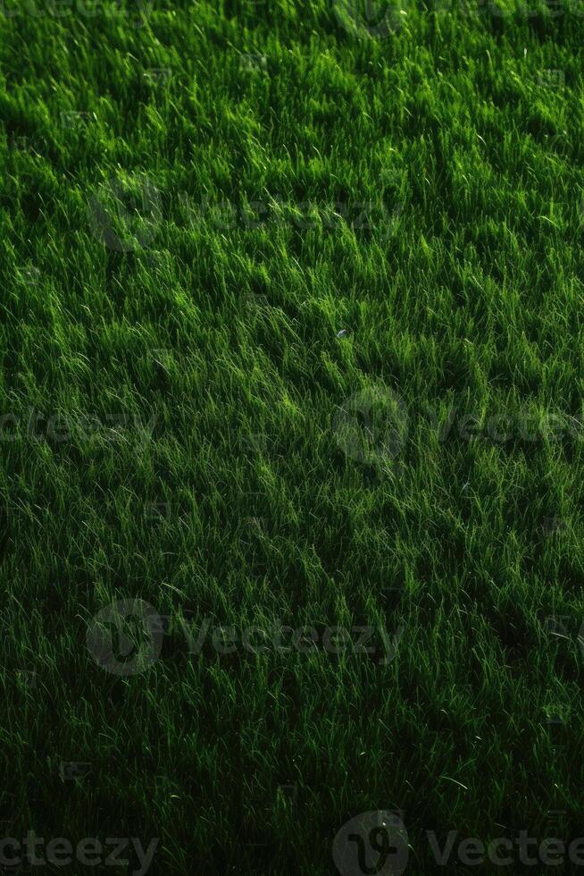 groen gras achtergrond textuur. element van ontwerp. abstract groen gras achtergrond. groen gras textuur. generatief ai. foto