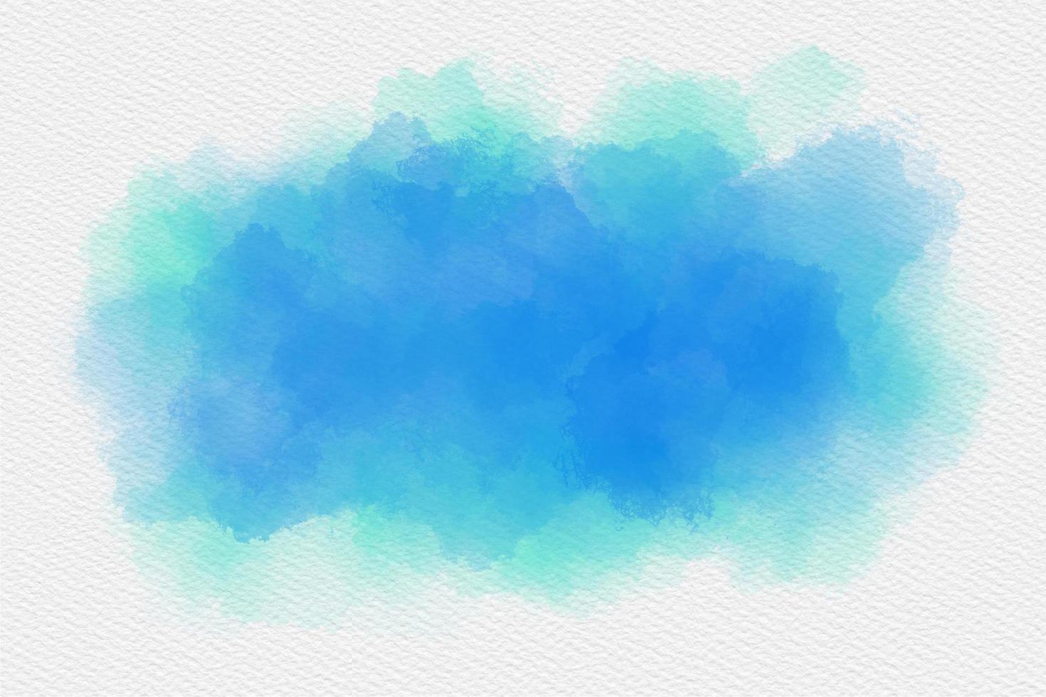 indigo blauw waterverf hand- schilderij en plons abstract structuur Aan wit papier achtergrond. foto