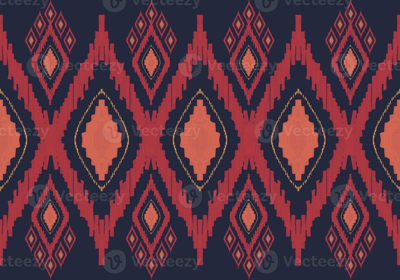 ikat patroon etnisch meetkundig inheems tribal boho motief aztec textiel kleding stof tapijt mandala's Afrikaanse Amerikaans achtergrond backdrop illustraties tegel papier bloem structuur kleding stof keramisch behang foto