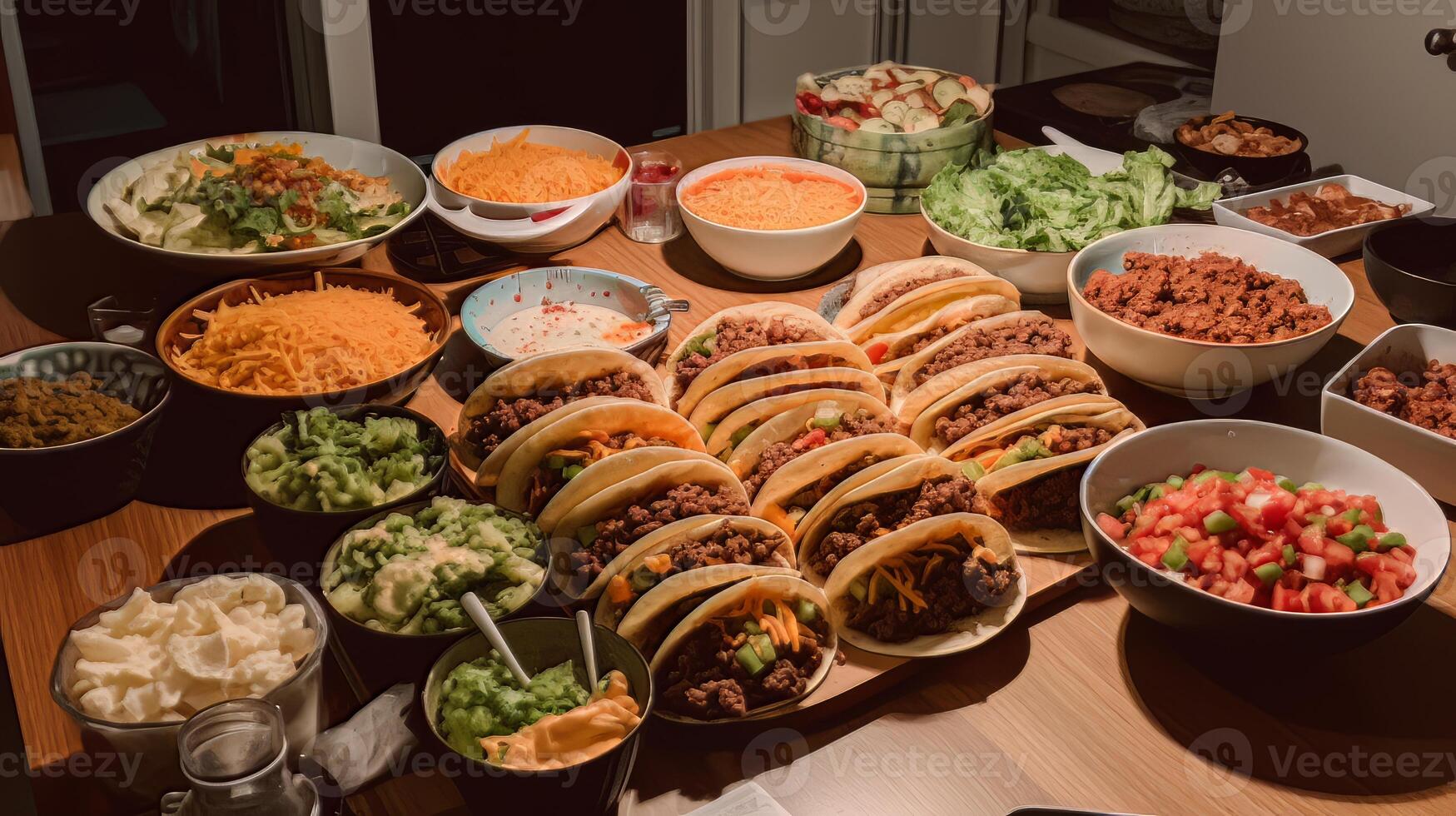 taco partij cinco de mayonaise, Mexico bepalend moment generatief ai foto