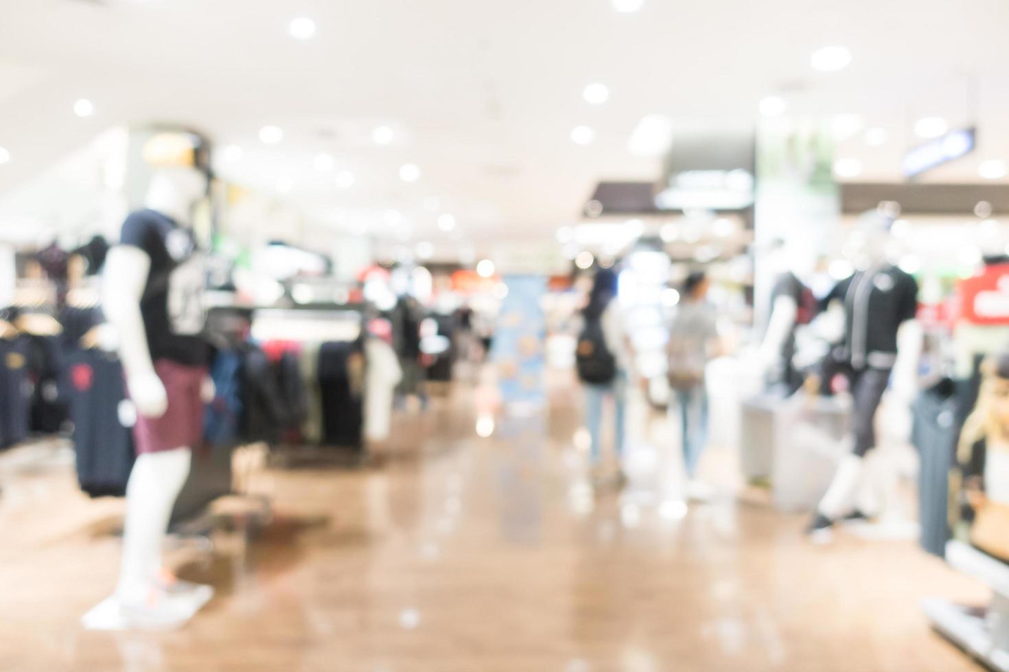 winkelcentrum en winkel interieur voor achtergrond foto