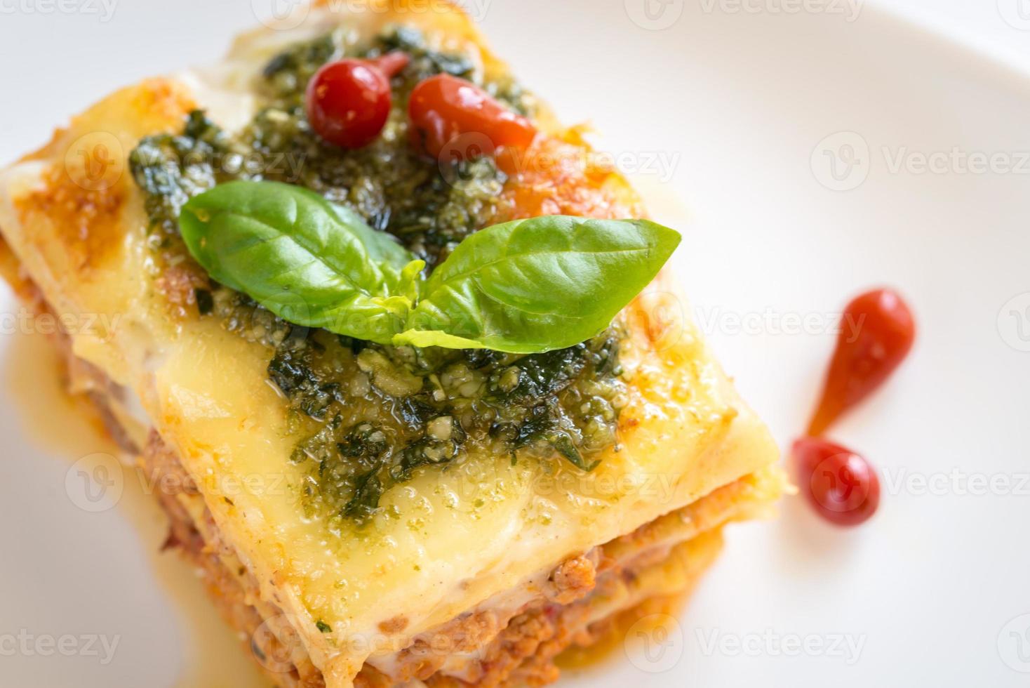 lasagne met pesto foto