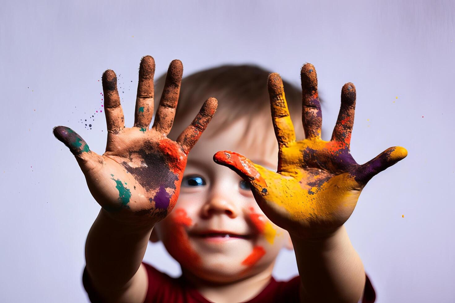 gelukkig Internationale kinderen dag voor kinderen viering, generatief ai foto