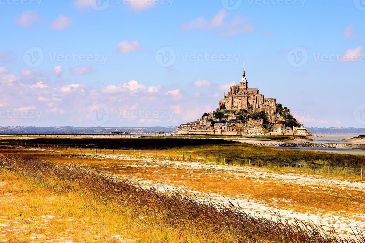 le maand sint-michel getij eiland, Normandië, noordelijk Frankrijk foto