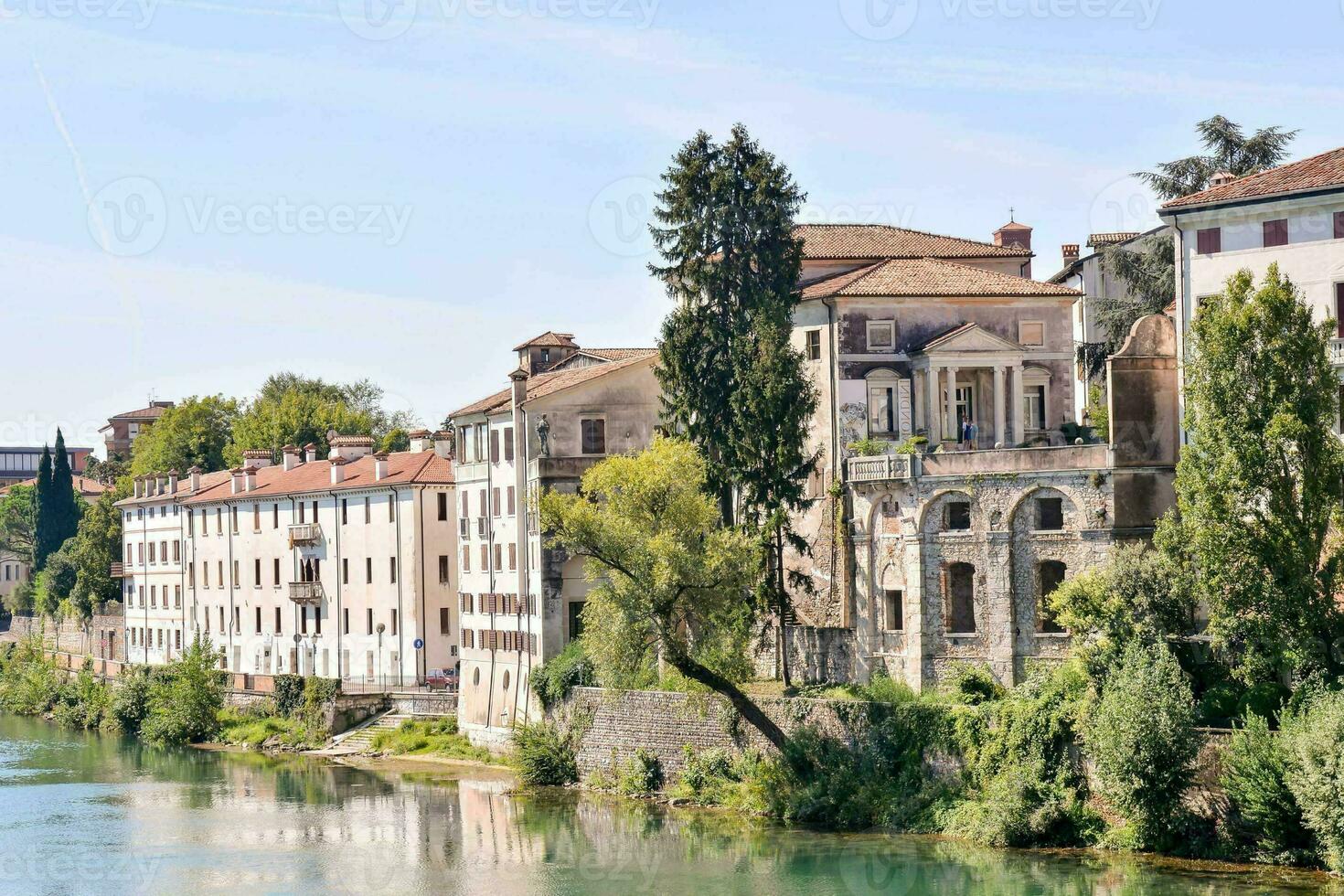 middeleeuws stad bassano del grappa foto