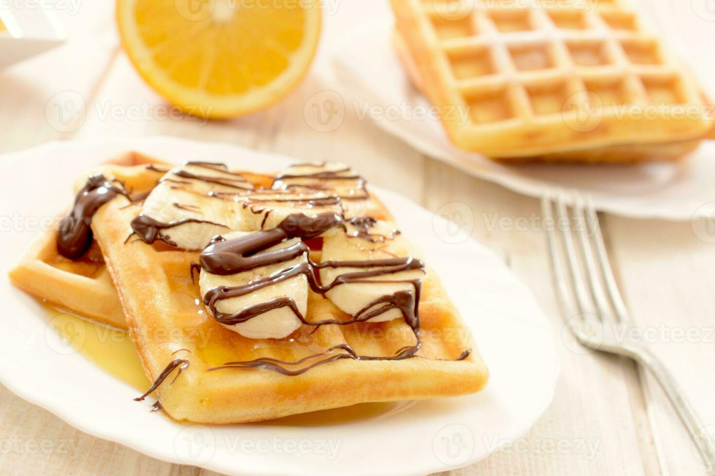 chocola belgie wafel foto