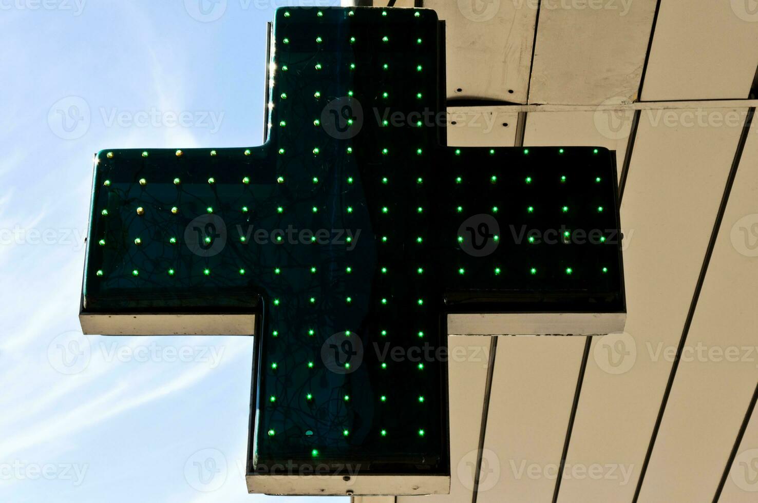apotheek kruis teken foto