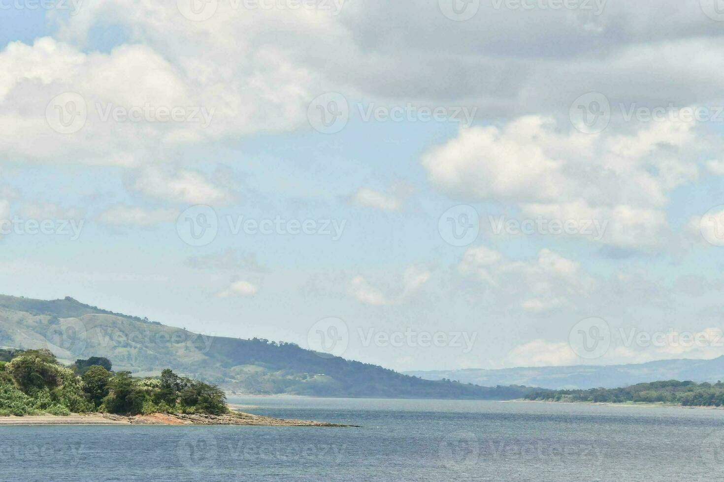 toneel- visie van de kust foto