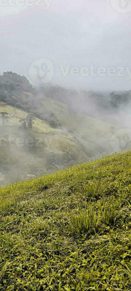 visie van de bergen van minas gerais Brazilië foto