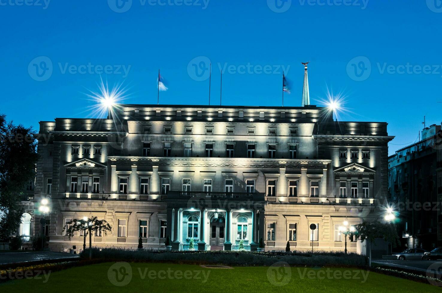 Belgrado parlement gebouw foto