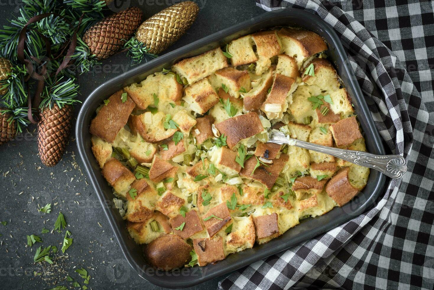 gezond vegetarisch schotel foto