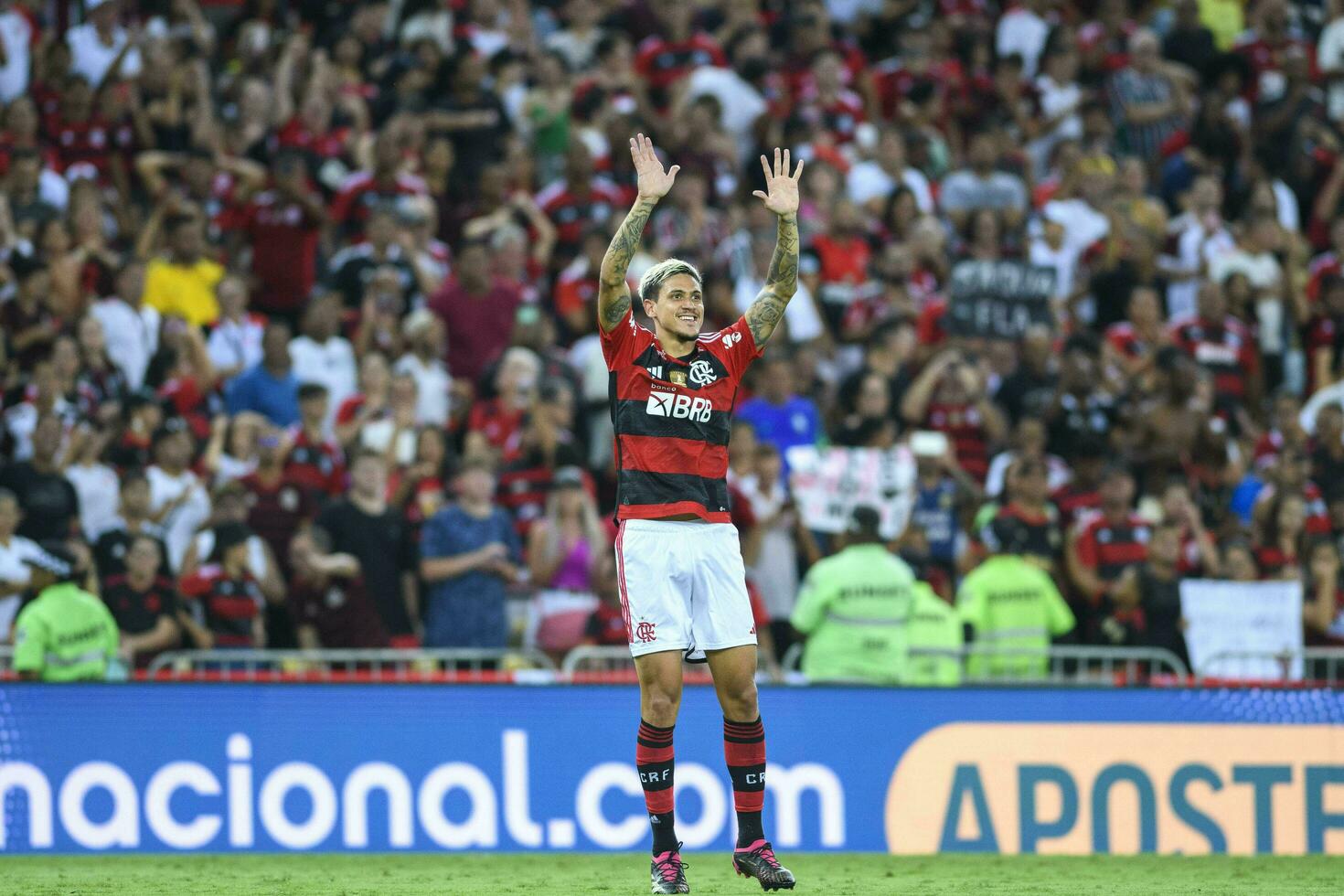 rio, Brazilië, 2023, carioca kampioenschap, flamengo vs fluminense foto