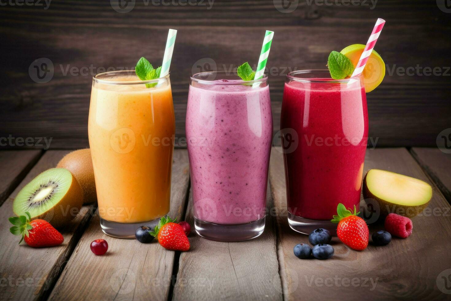 vers smoothies bril. genereren ai foto