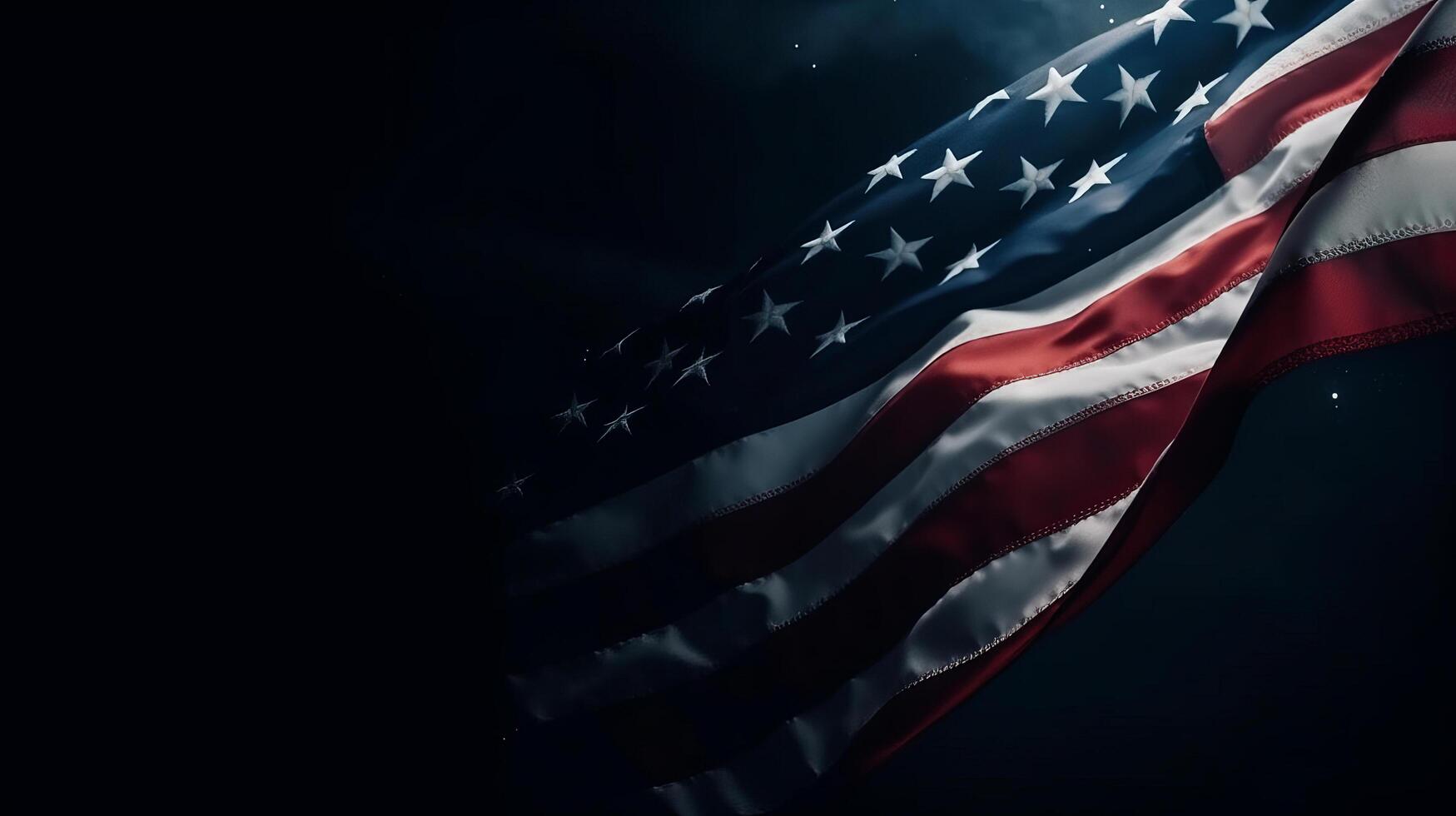 Verenigde Staten van Amerika vlag achtergrond. illustratie generatief ai foto