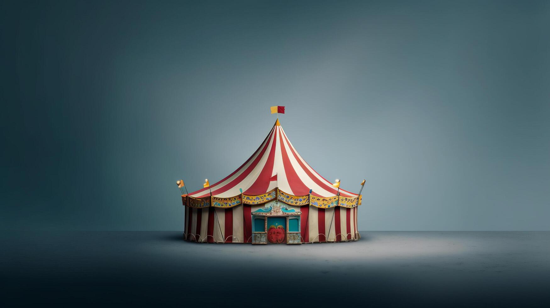 circus achtergrond. illustratie ai generatief foto