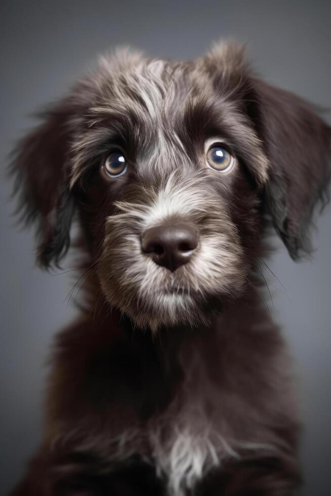 schattig hond portret. illustratie ai generatief foto