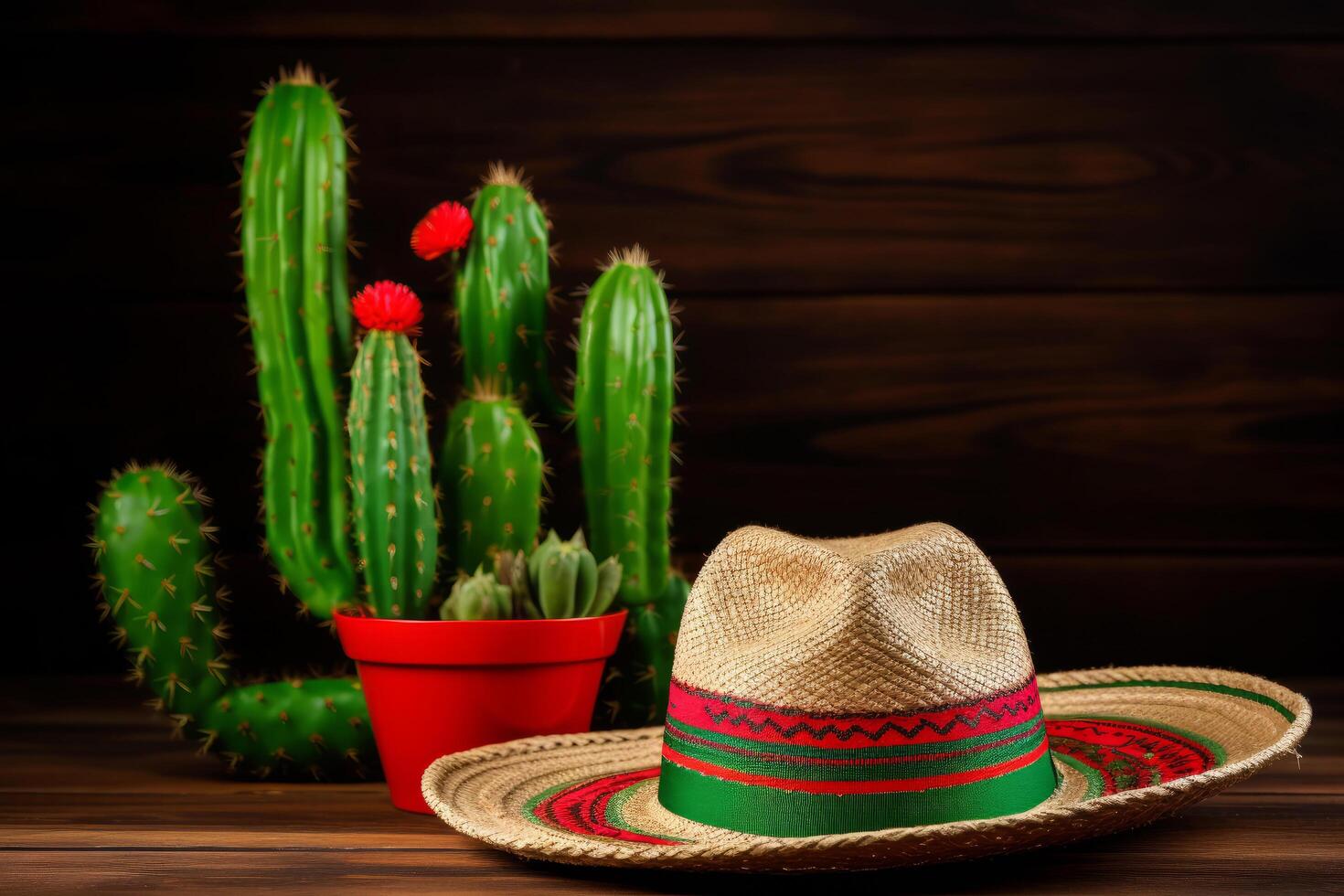 Mexicaans vakantie achtergrond. illustratie ai generatief foto
